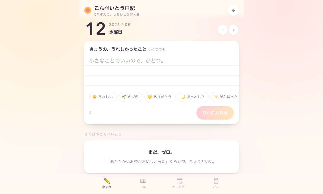 こんぺいとう日記